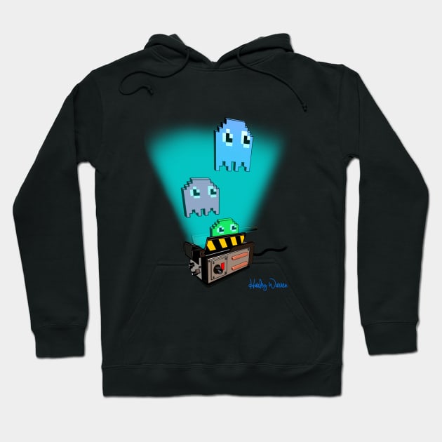 Busting Some Ghosts Hoodie by Harley Warren